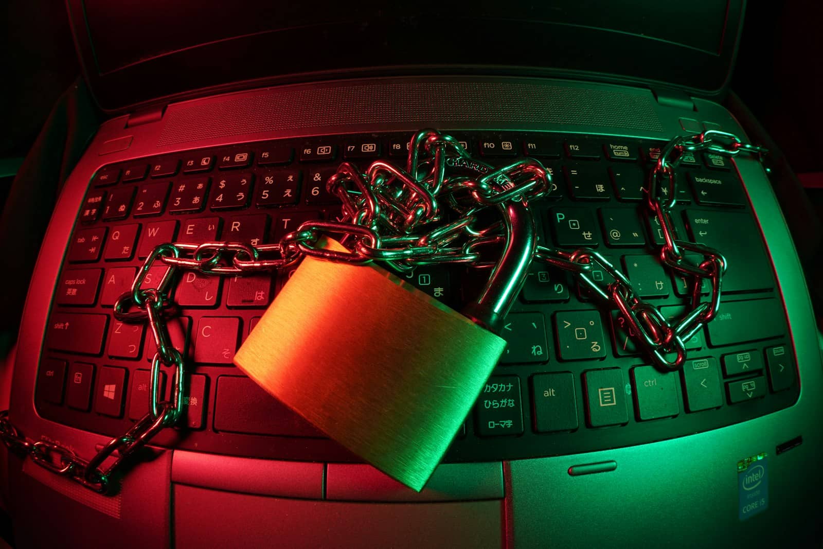 A broken lock representing a security breach