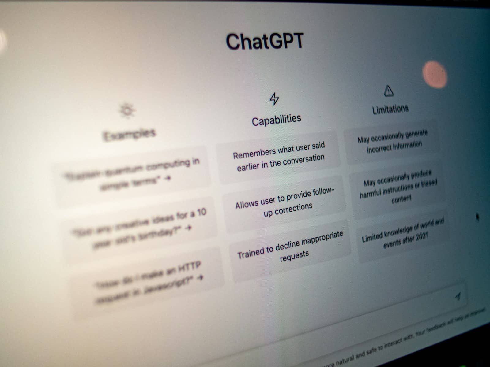 An AI chat assistant concept