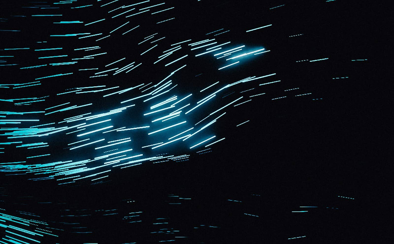 Abstract technology and AI visualization