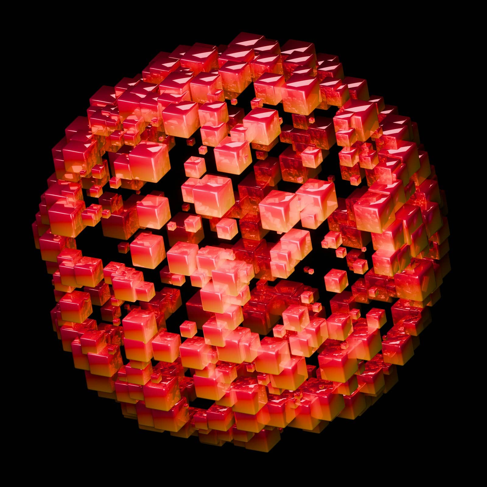 Abstract digital blocks representing data units