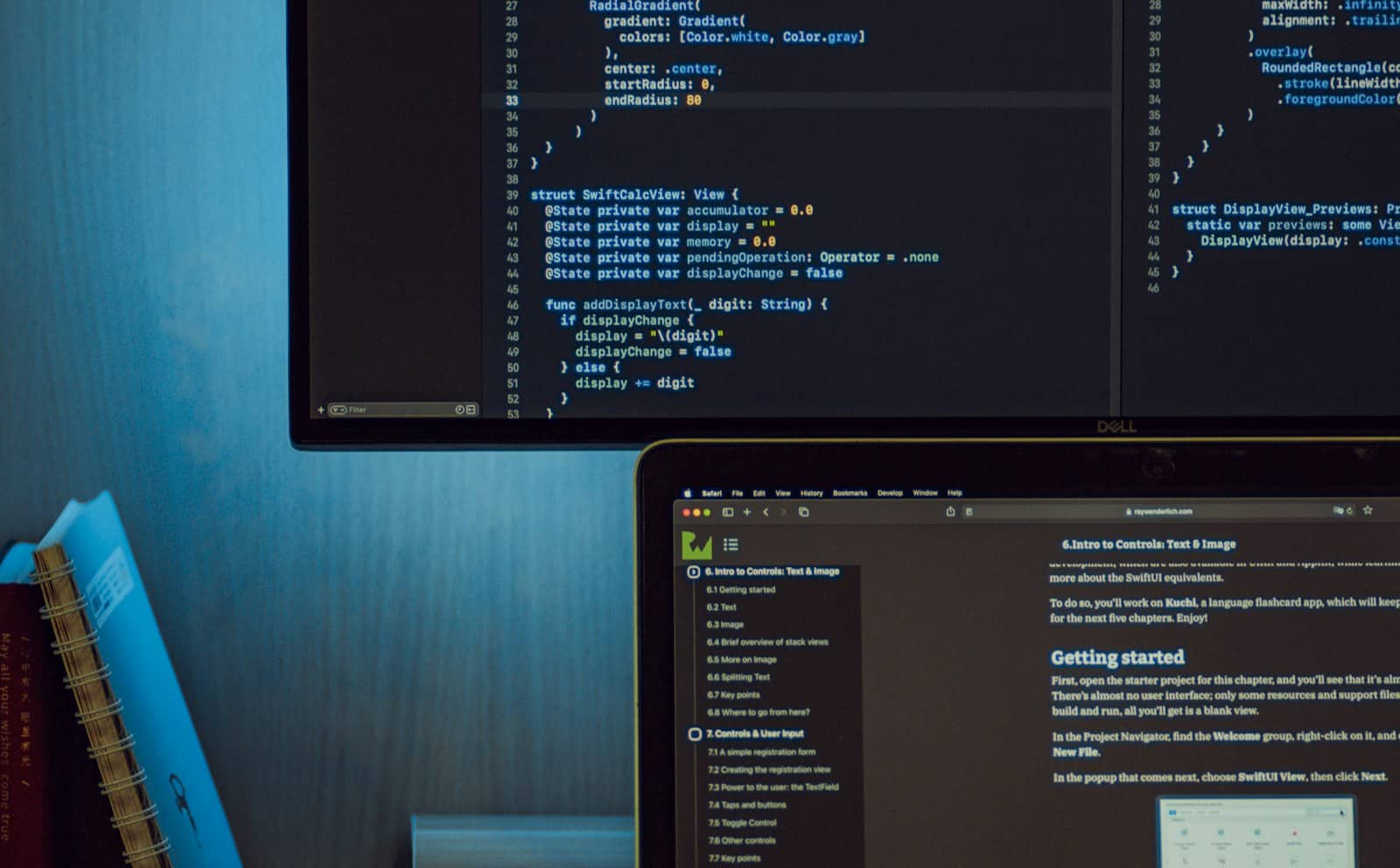 A code editor with syntax highlighting