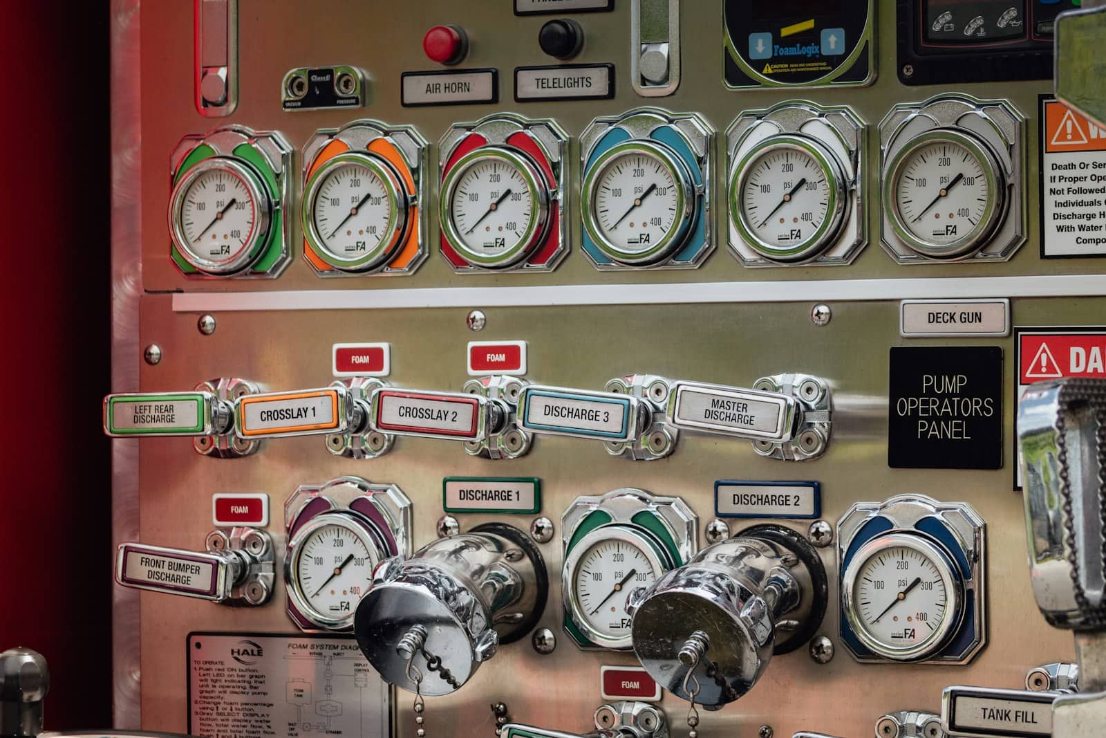 Dials and control settings