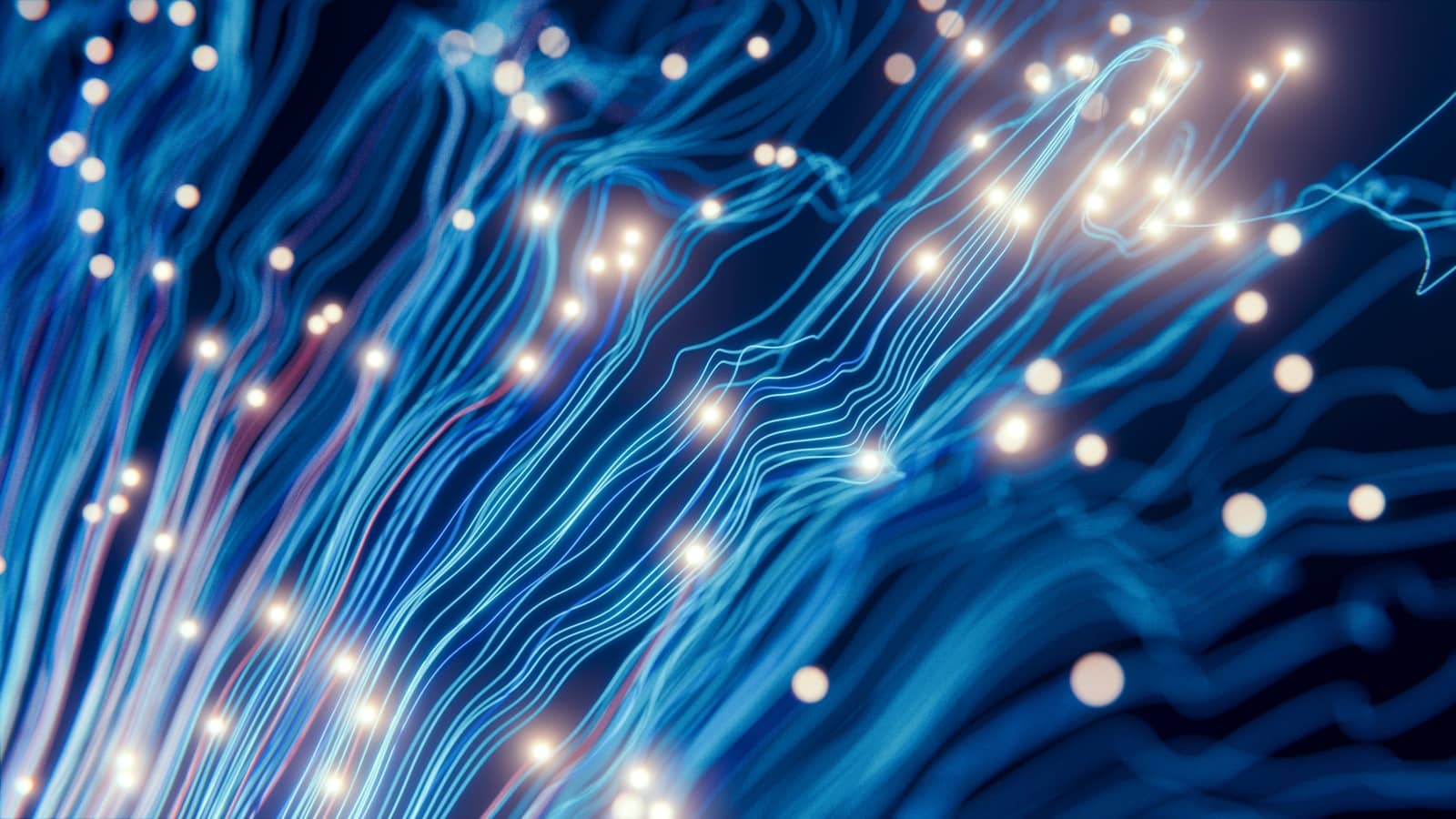 An abstract dark network of data connections