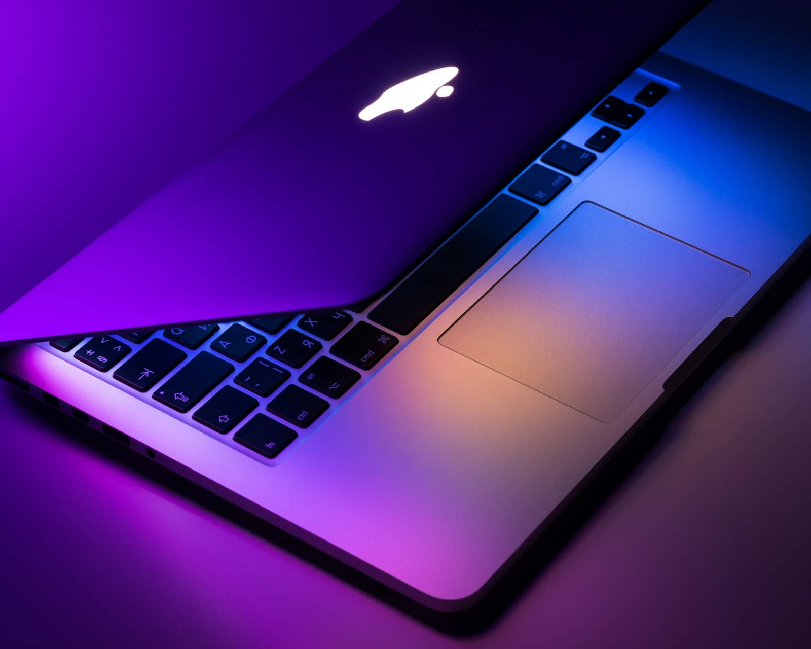 A person working on a laptop