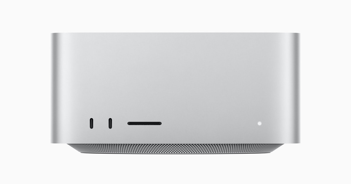 Apple Mac Studio front view