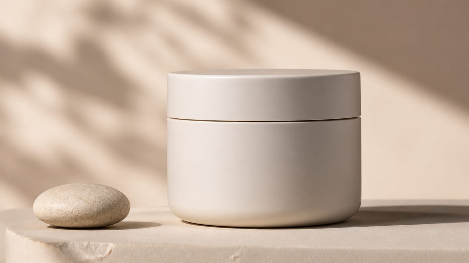 A polished, unbranded product on a styled studio set — the kind of marketing image a creator could sell