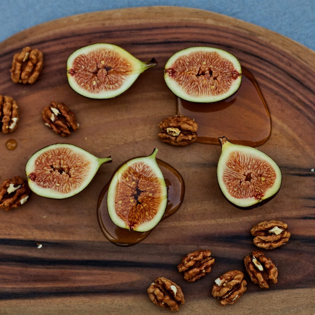 A styled figs food shot generated with Higgsfield