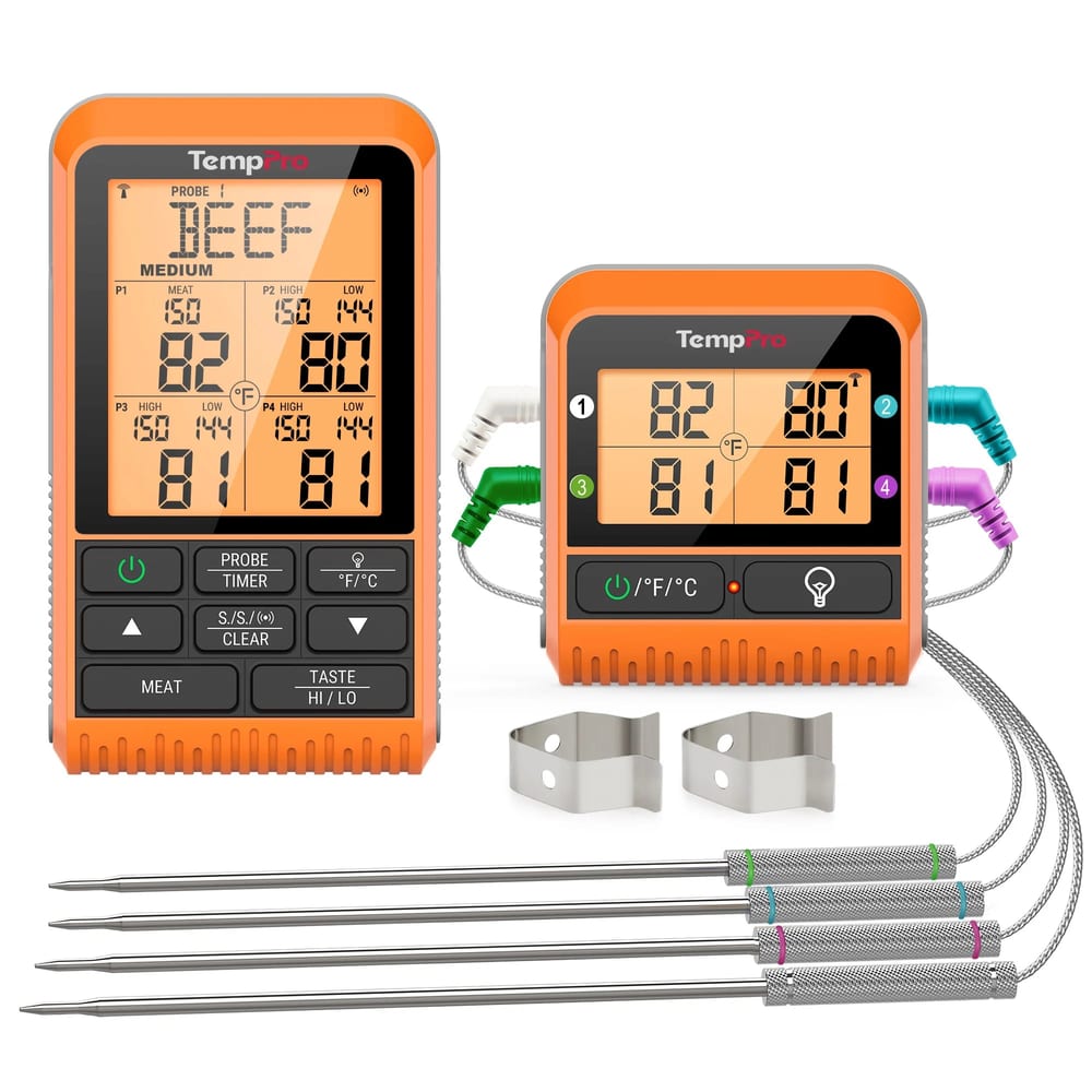 TempPro (ThermoPro) TempSync PLUS TP829 Wireless Meat Thermometer